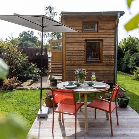 Zirbenholz Tiny House "Waldhauszeit" Am See ミュッケ エクステリア 写真